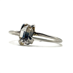 Herkimer Diamond Stacker Ring by Raw Gems Design